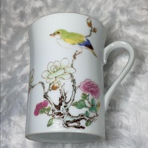 Otagiri Mug cup Ming Garden Japan Stylized Handle